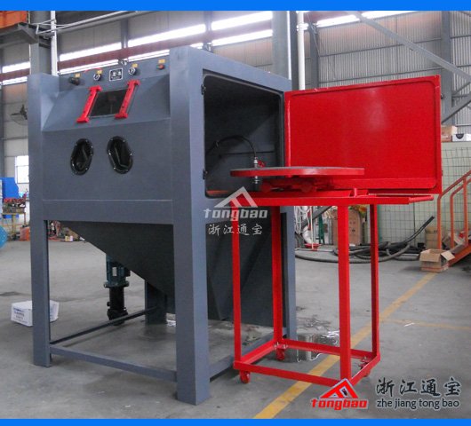TB液體轉臺式噴砂機